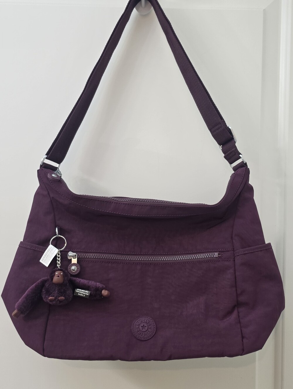 KIPLING Alenya Crossbody Bag in Dark Plum - Picture 4 of 13
